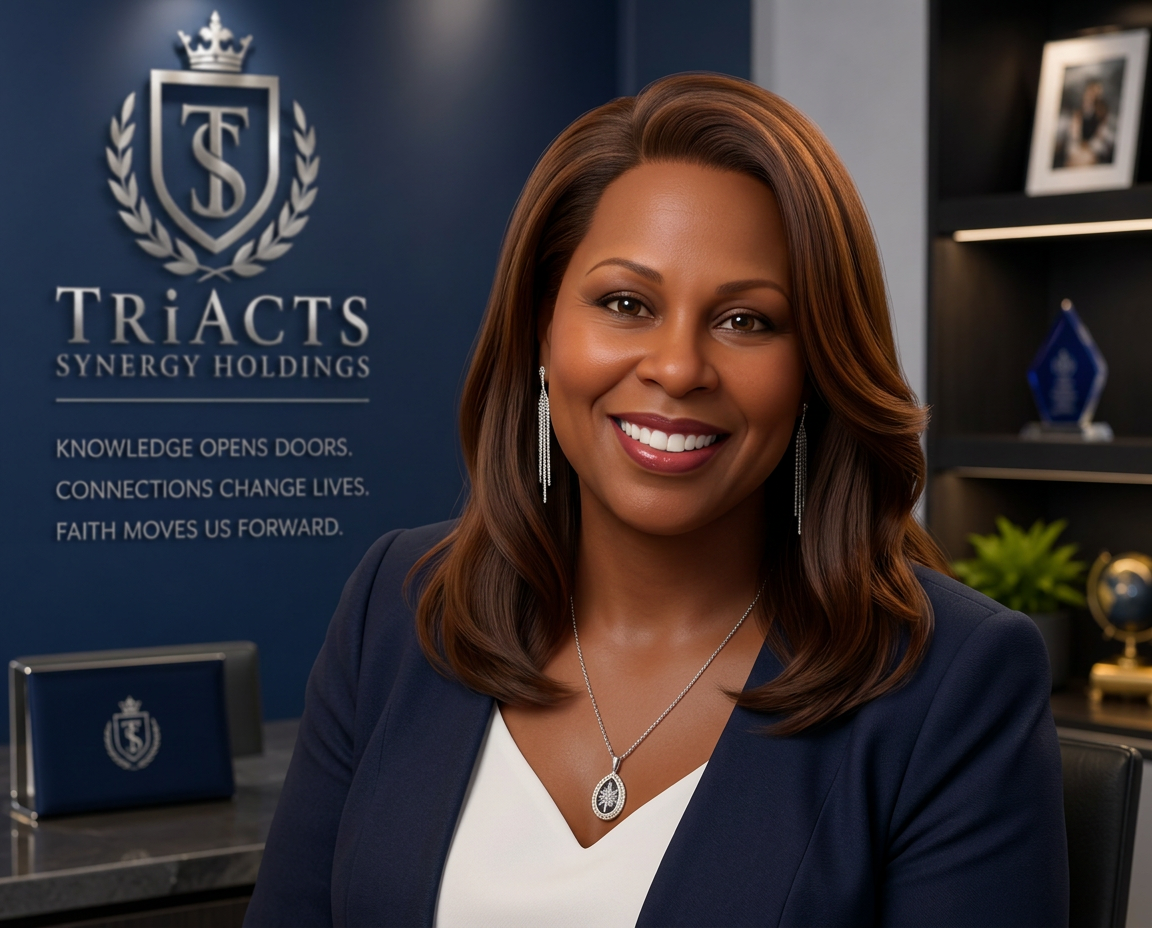 Cherron Woods-Seals, CPA — The Rebuilder, TriActs animated character portrait