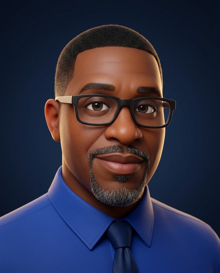 Timmie Seals — The Connector, TriActs animated character portrait