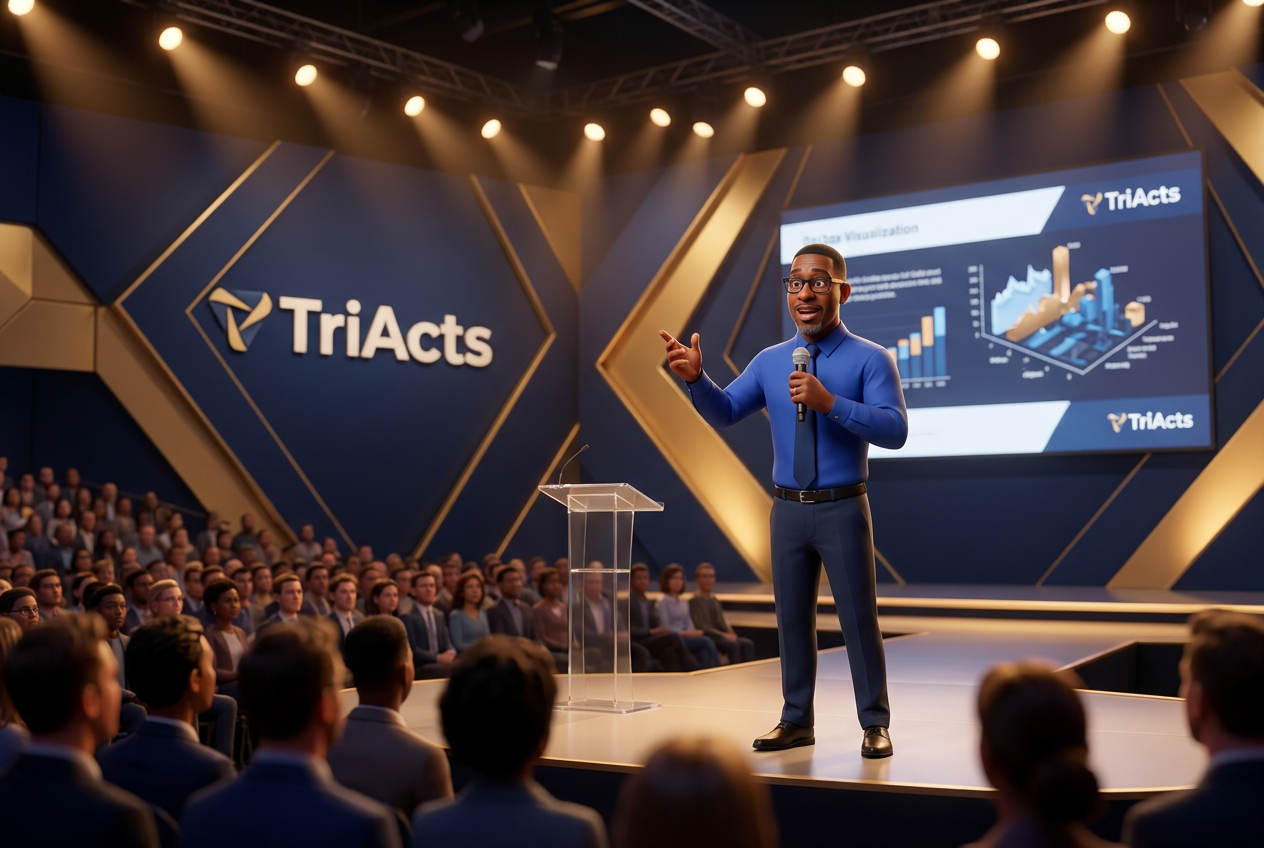 Timmie Seals, Founder & CEO, speaking during a TriActs education session